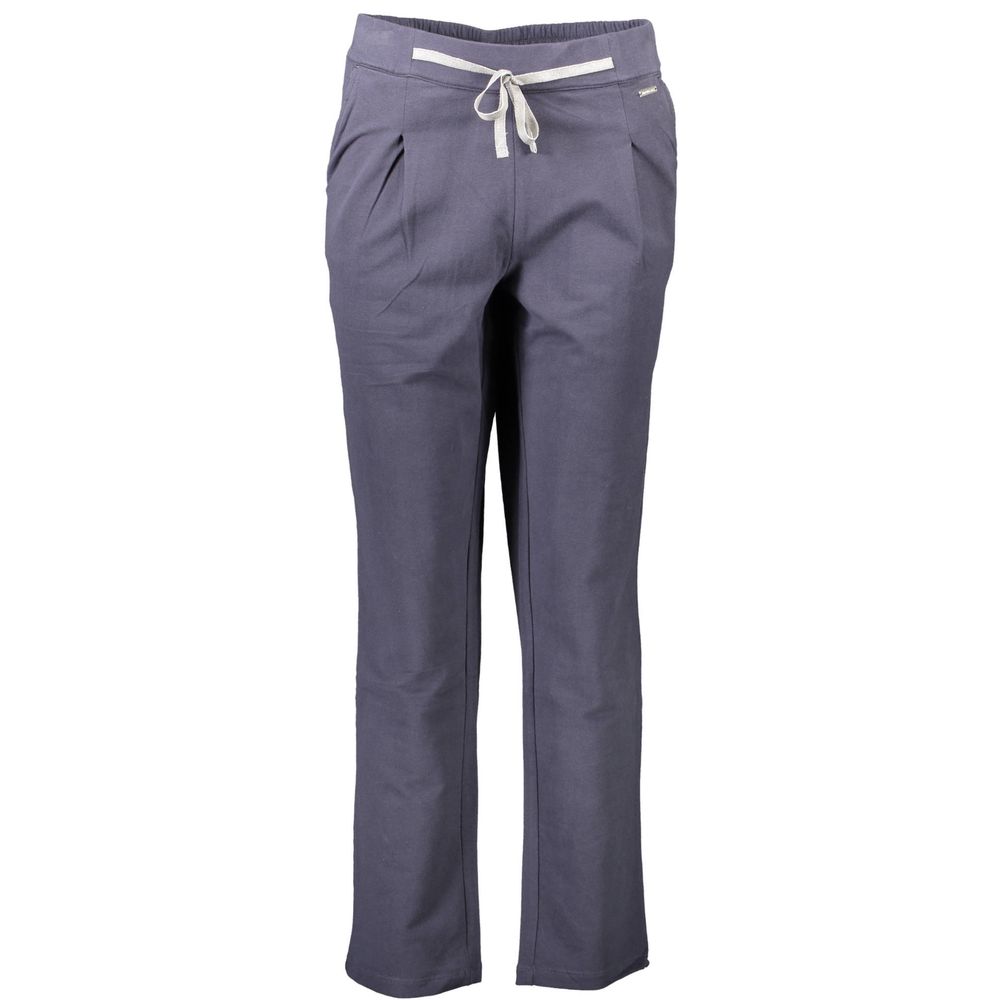 Blaue Baumwollhose für Damen