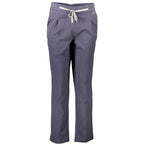 Blaue Baumwollhose für Damen