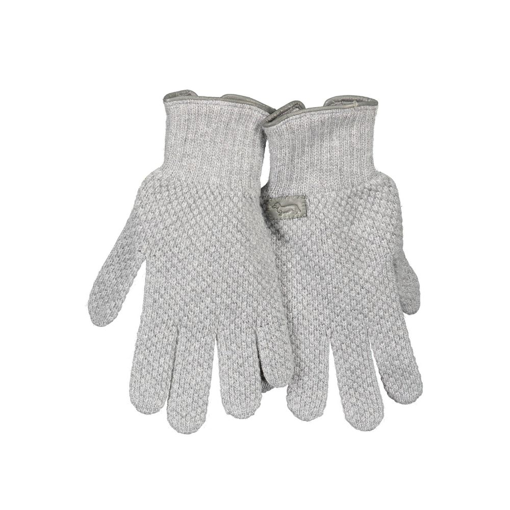 Grey Wool Men's Glove