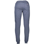 Blue Cotton Men's Trouser