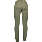 Green Cotton Men's Trouser