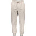 Beige Cotton Men's Trackpants