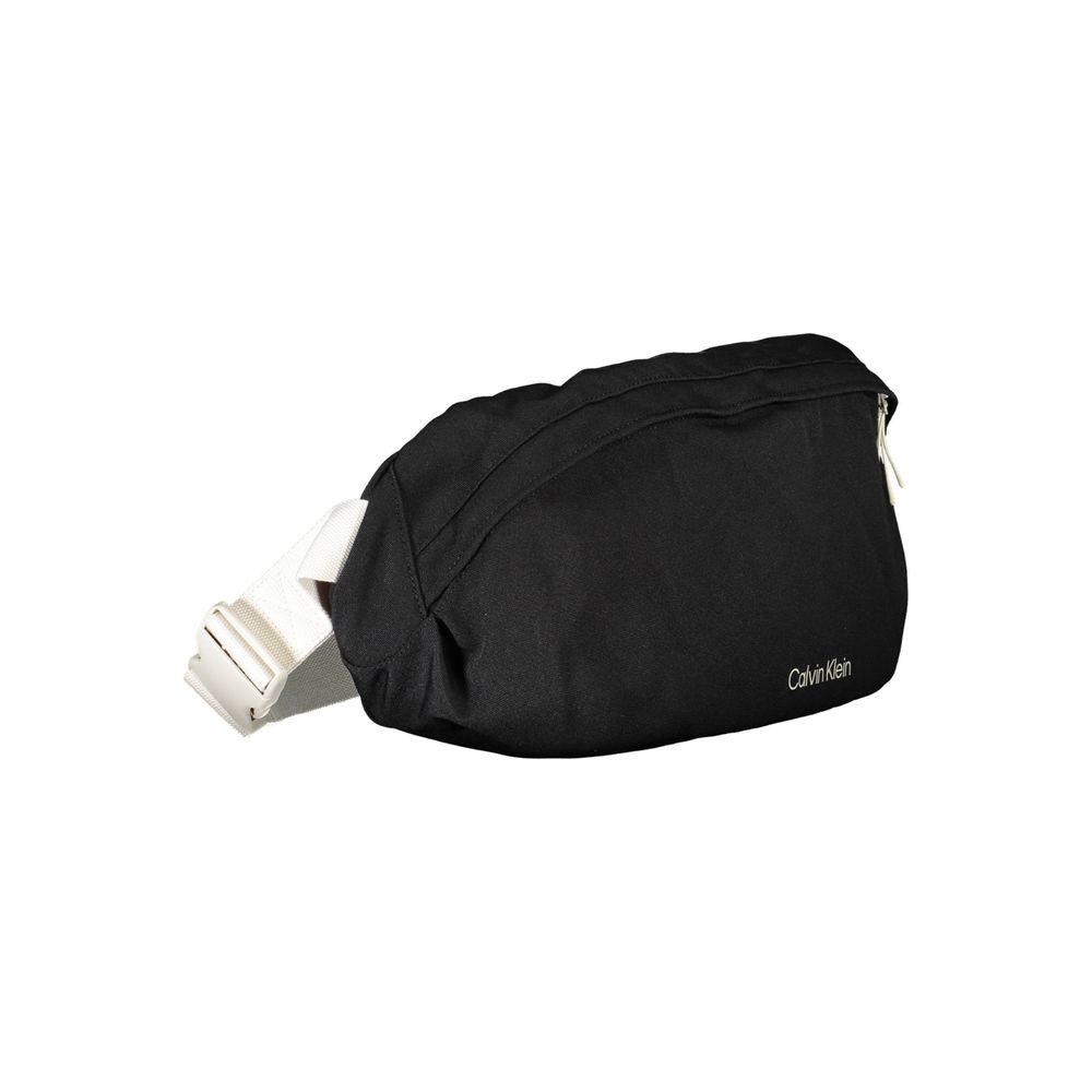 Black Polyester Men's Bag