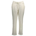 White Cotton Women's Trouser
