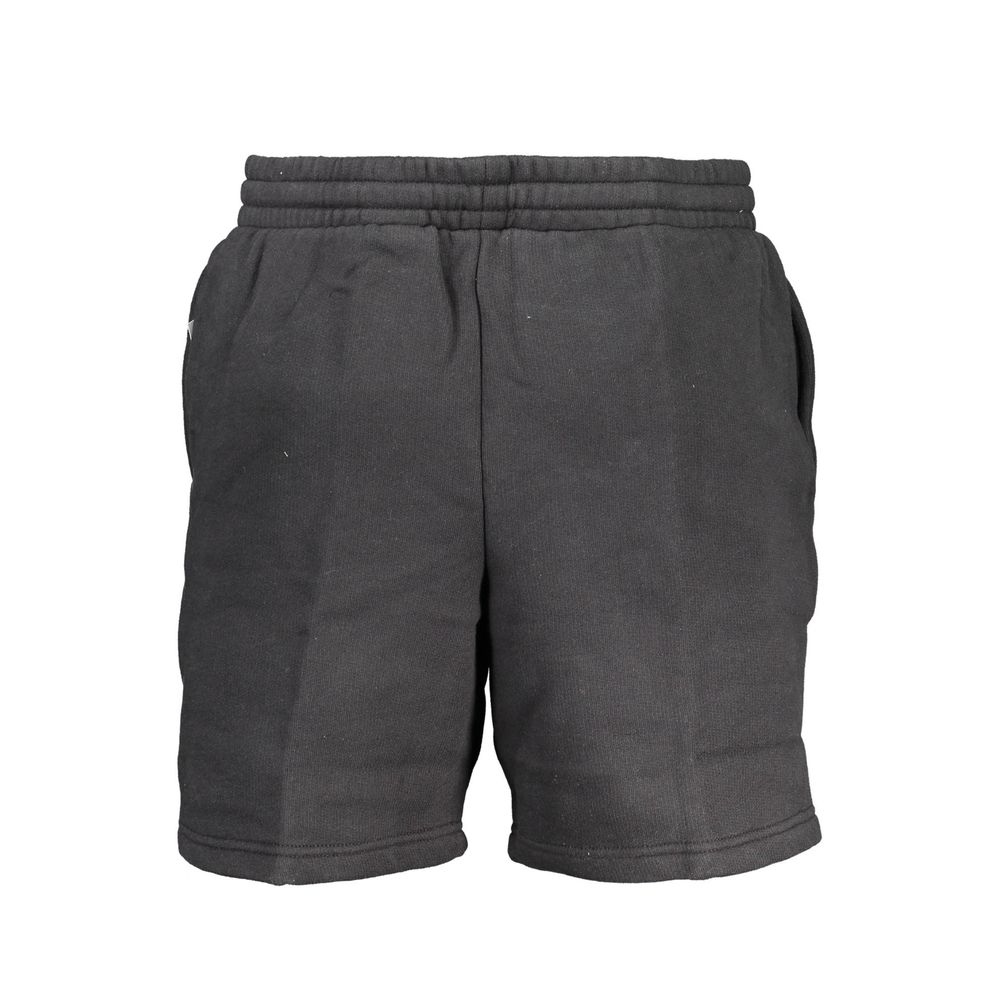 Herren-Sweatpants aus schwarzer Baumwolle