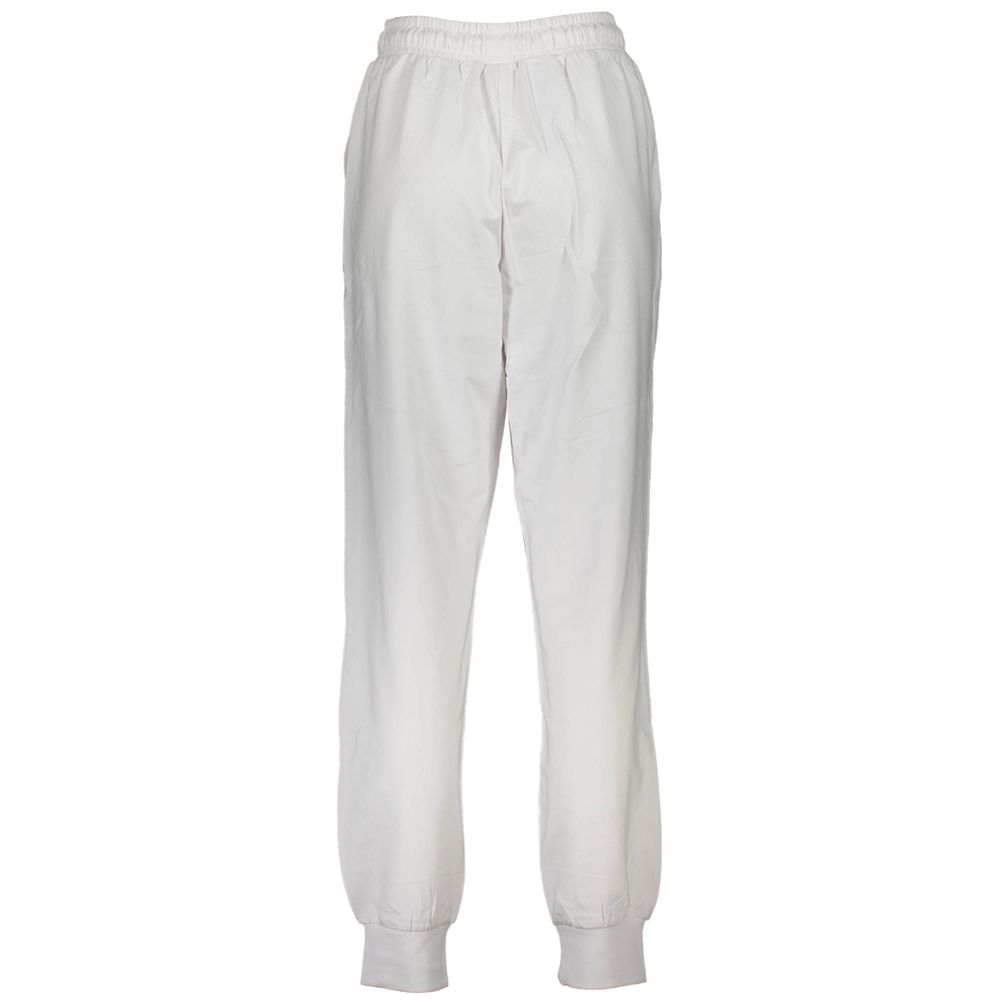 Weiße Damen-Jogginghose aus Baumwolle