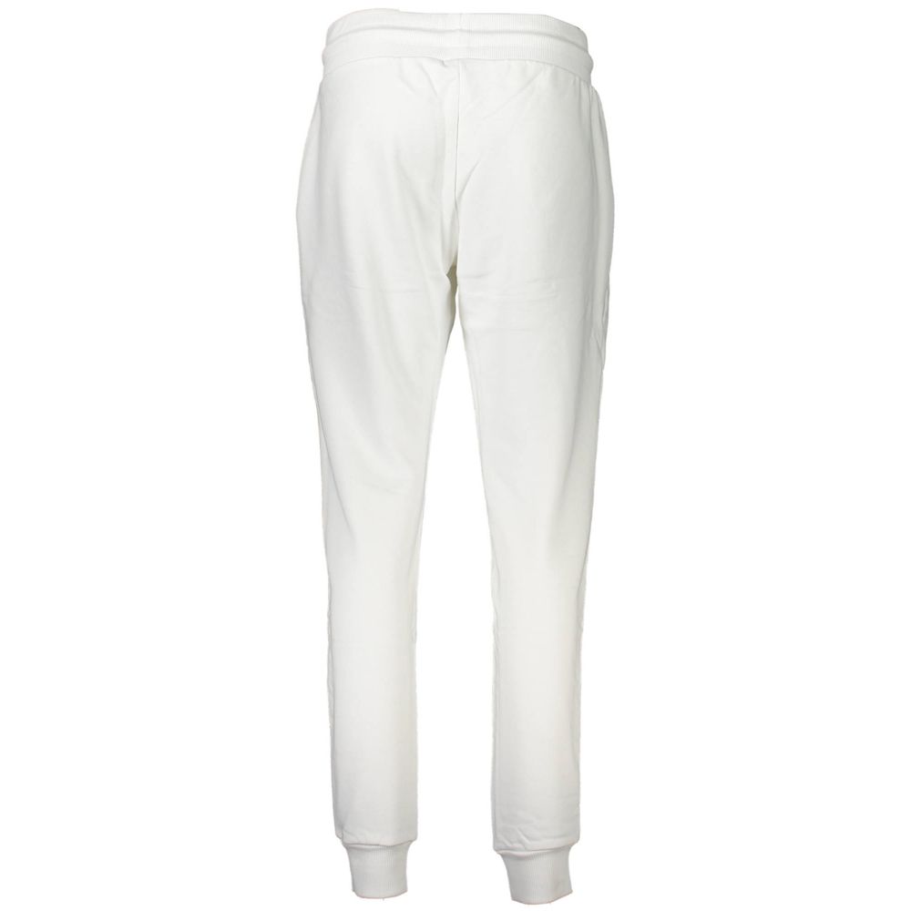 Weiße Baumwoll-Jogginghose für Damen
