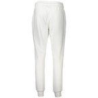 Weiße Baumwoll-Jogginghose für Damen