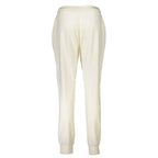 White Polyester Women's Track Pants
