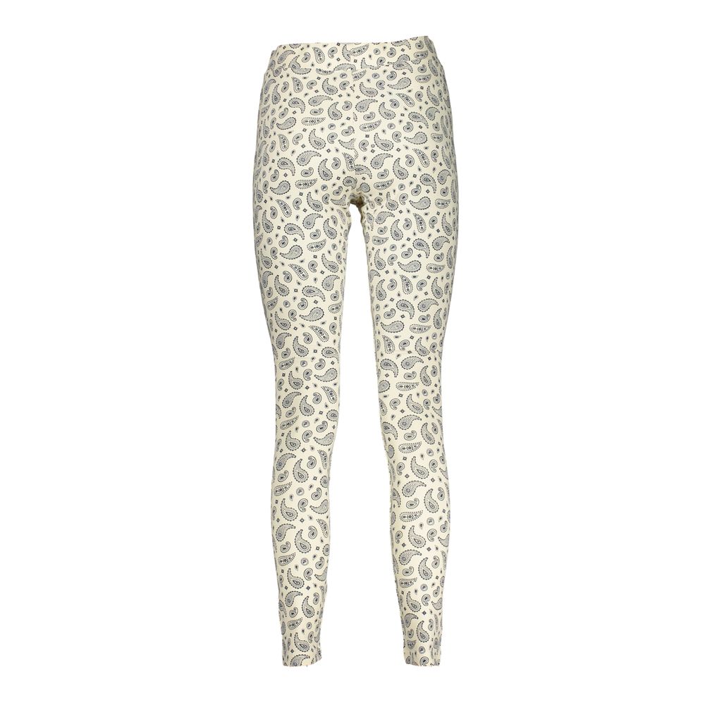White Cotton Women's Leggings