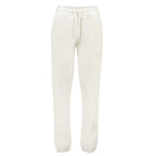 White Cotton Women's Track Pant