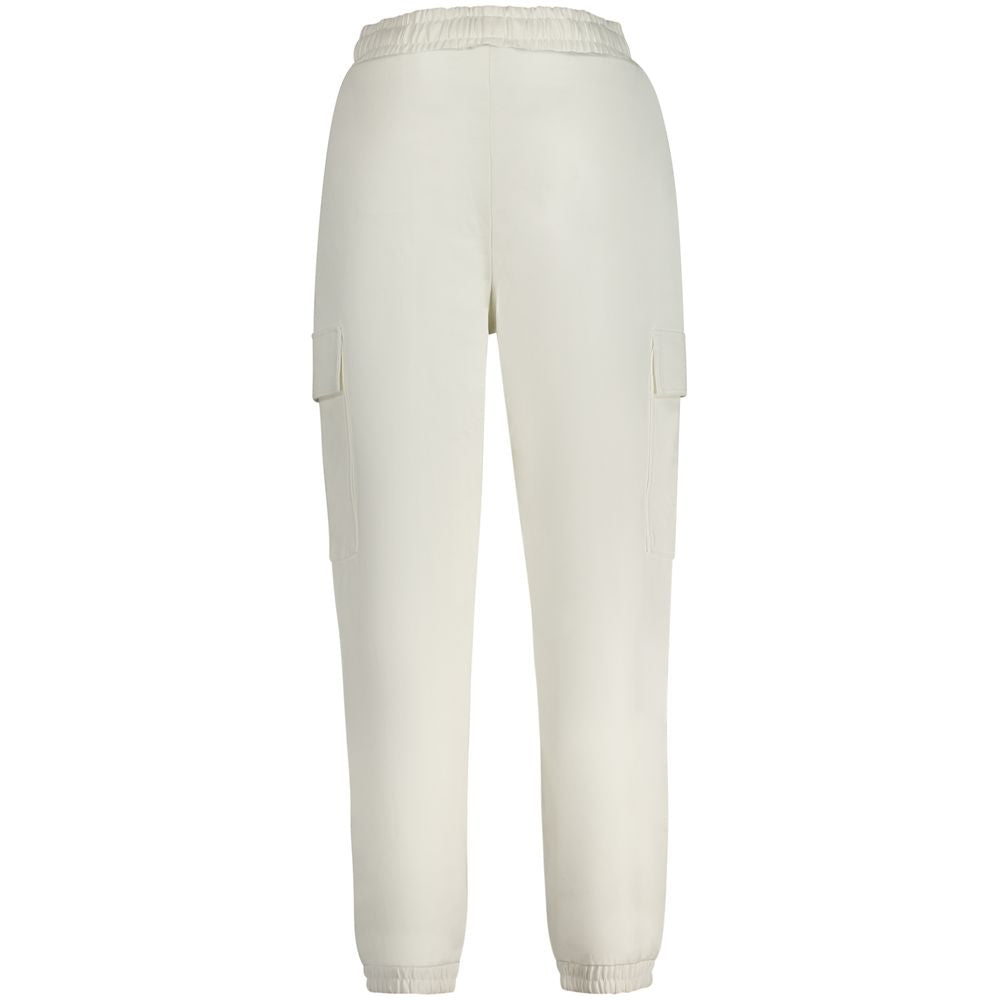 Weiße Damen-Sweatpants aus Baumwolle