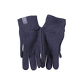 Blauer Herrenhandschuh aus Wolle