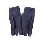 Blauer Herrenhandschuh aus Wolle