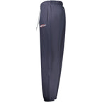 Blue Cotton Men's Track Pant