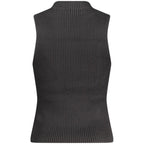 Black Cotton Women Tank Top