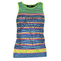 Grünes Viskose-Damen-Tanktop