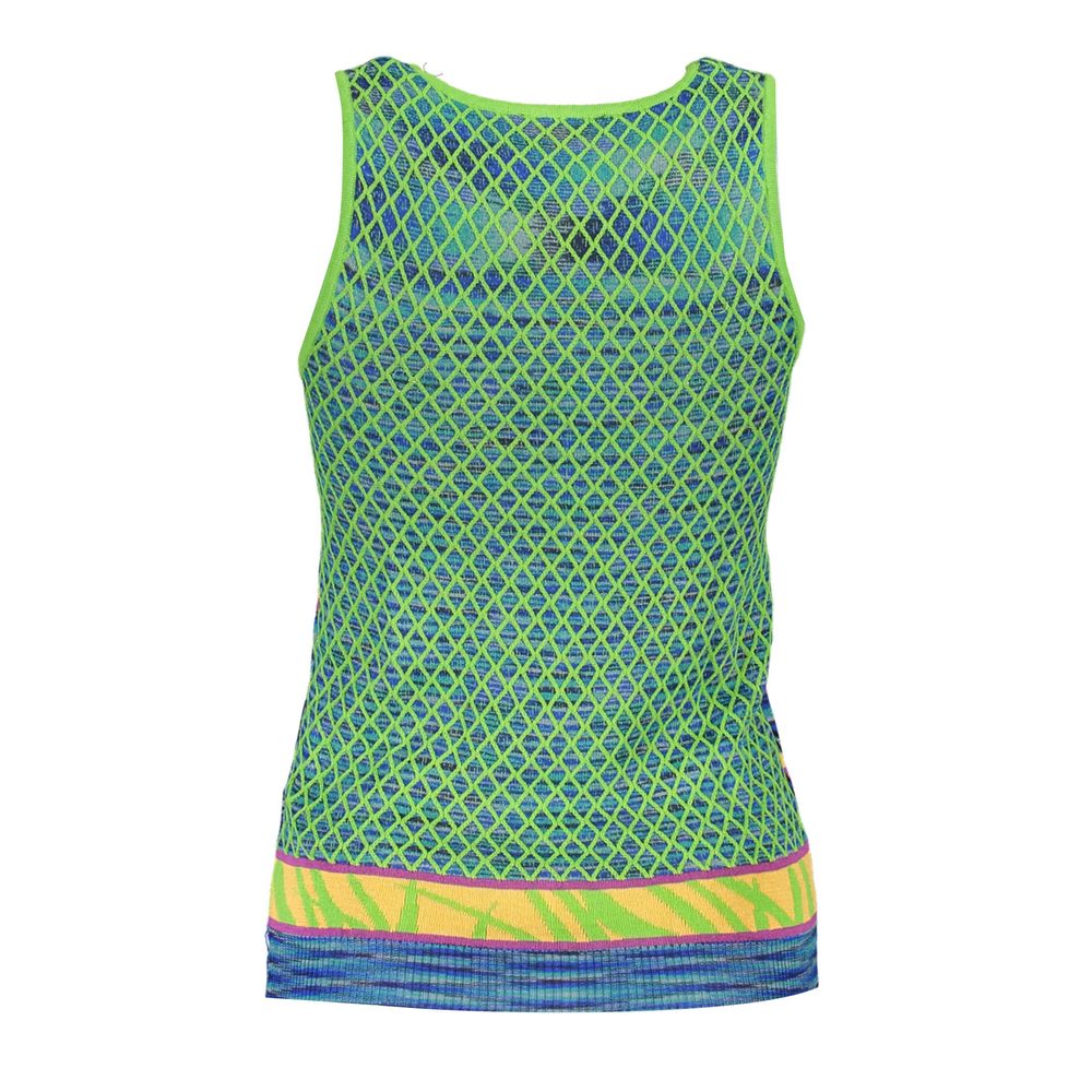 Grünes Viskose-Damen-Tanktop