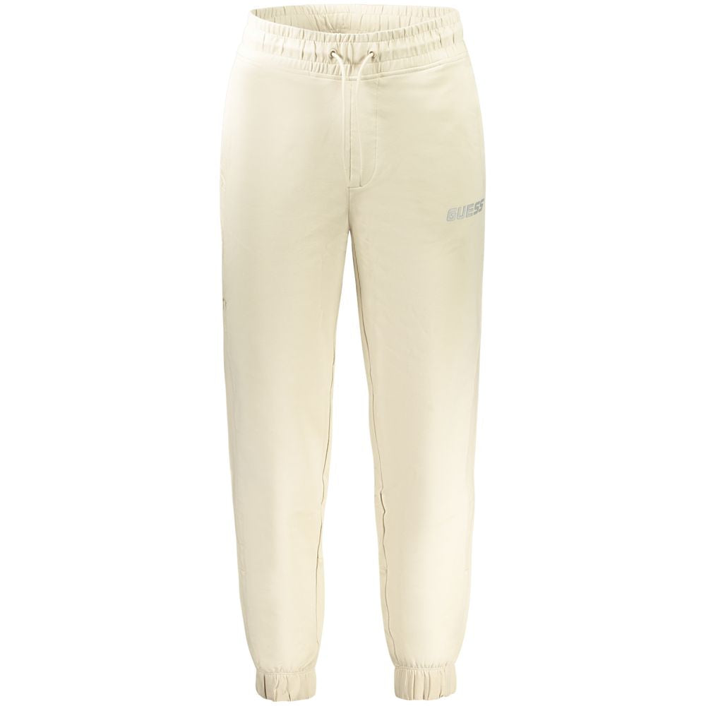 Beige Herren Sweathose aus Baumwolle