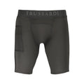 Schwarze Herren-Leggings aus Polyester für das Training