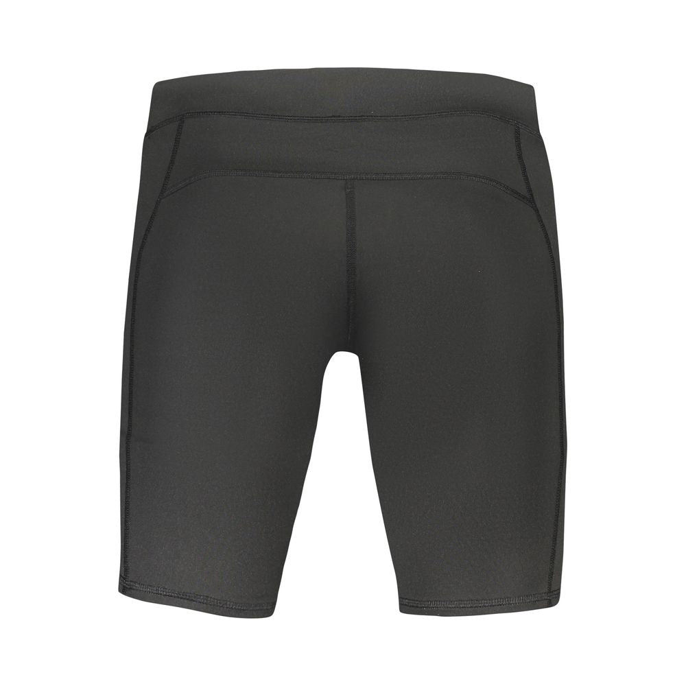 Schwarze Herren-Leggings aus Polyester für das Training