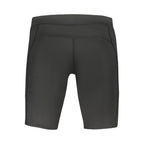 Schwarze Herren-Leggings aus Polyester für das Training