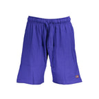 Blue Cotton Men's Bermuda Shorts