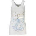 White Cotton Women Tank Top