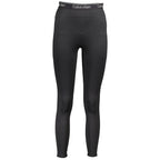 Black Polyester Women's Leggings