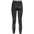 Black Polyester Women's Leggings