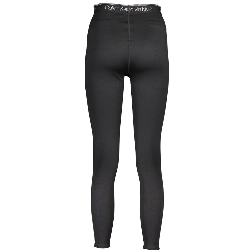 Black Polyester Women's Leggings