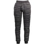 Pantaloni da tuta da uomo in cotone nero