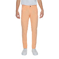 Orangefarbene Chino-Hose aus Baumwolle