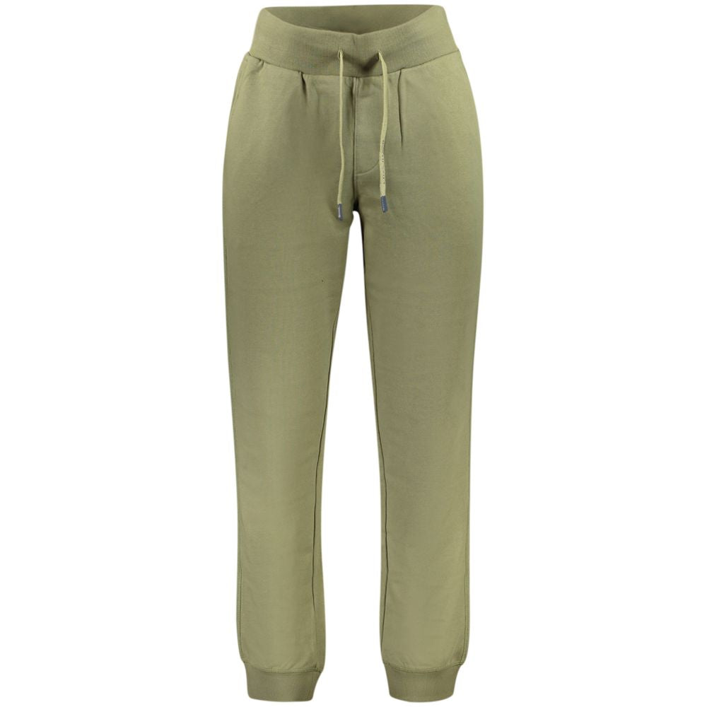Green Cotton Men's Trackpant