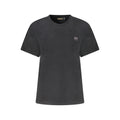Black Cotton Women's T-Shirt