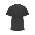 Black Cotton Women's T-Shirt