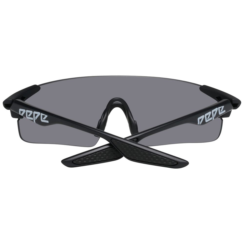Sonnenbrille aus schwarzem Kunststoff