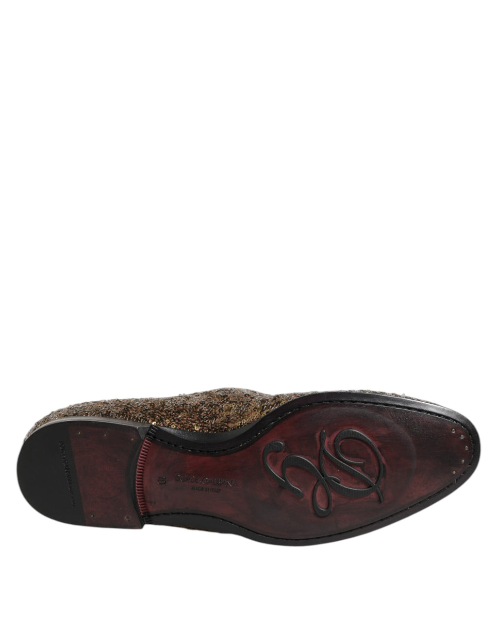 Gold Pailletten Slipper Herren Business-Schuhe
