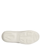White Rubber Slides Low Top Sneakers Shoes