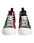 Mehrfarbige DG Logo Herren High Top Sneaker Schuhe