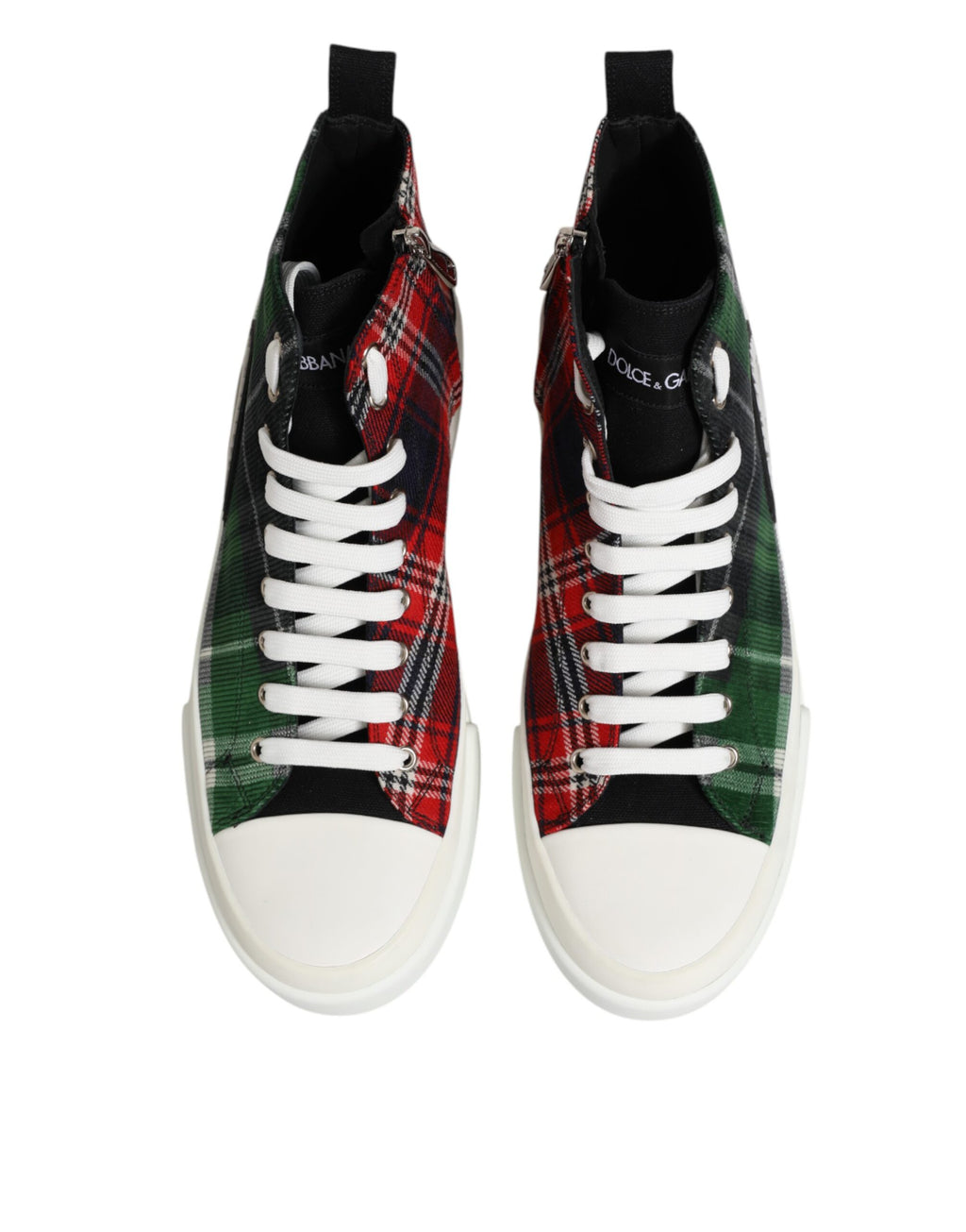 Mehrfarbige DG Logo Herren High Top Sneaker Schuhe