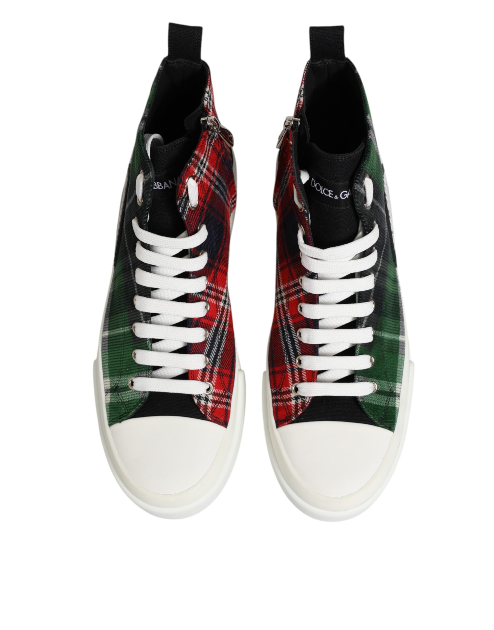Mehrfarbige DG Logo Herren High Top Sneaker Schuhe