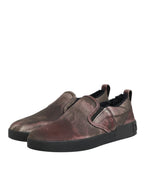 Multicolor Baumwolle Low Top Slip On Herren Sneaker Schuhe