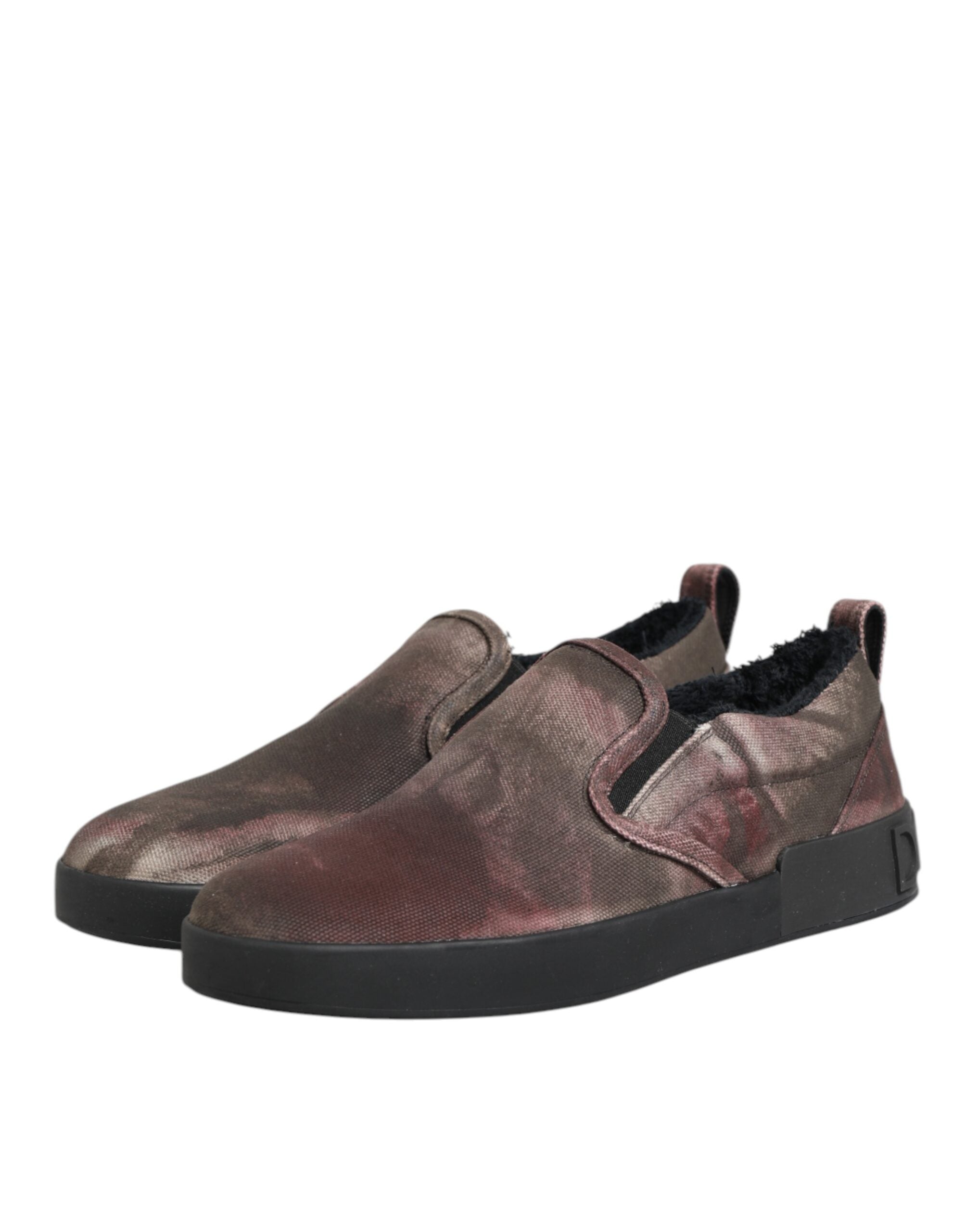 Multicolor Baumwolle Low Top Slip On Herren Sneaker Schuhe