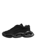 Black Lace Up Wave Low Top Herren Sneaker Schuhe
