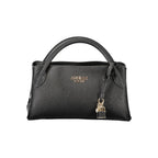 Schwarze Damenhandtasche aus Polyurethan