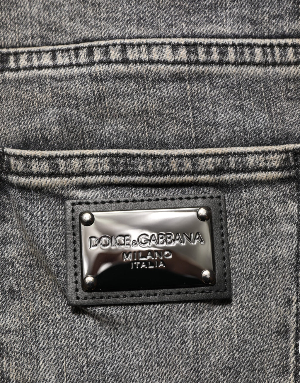 Graue Slim Fit Herren-Jeans aus Baumwoll-Stretch