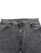 Graue Slim-Fit Jeanshose aus Baumwolle
