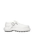 Weiße Slip-On Loafer aus Leder
