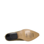 Beige Leder Stiefeletten
